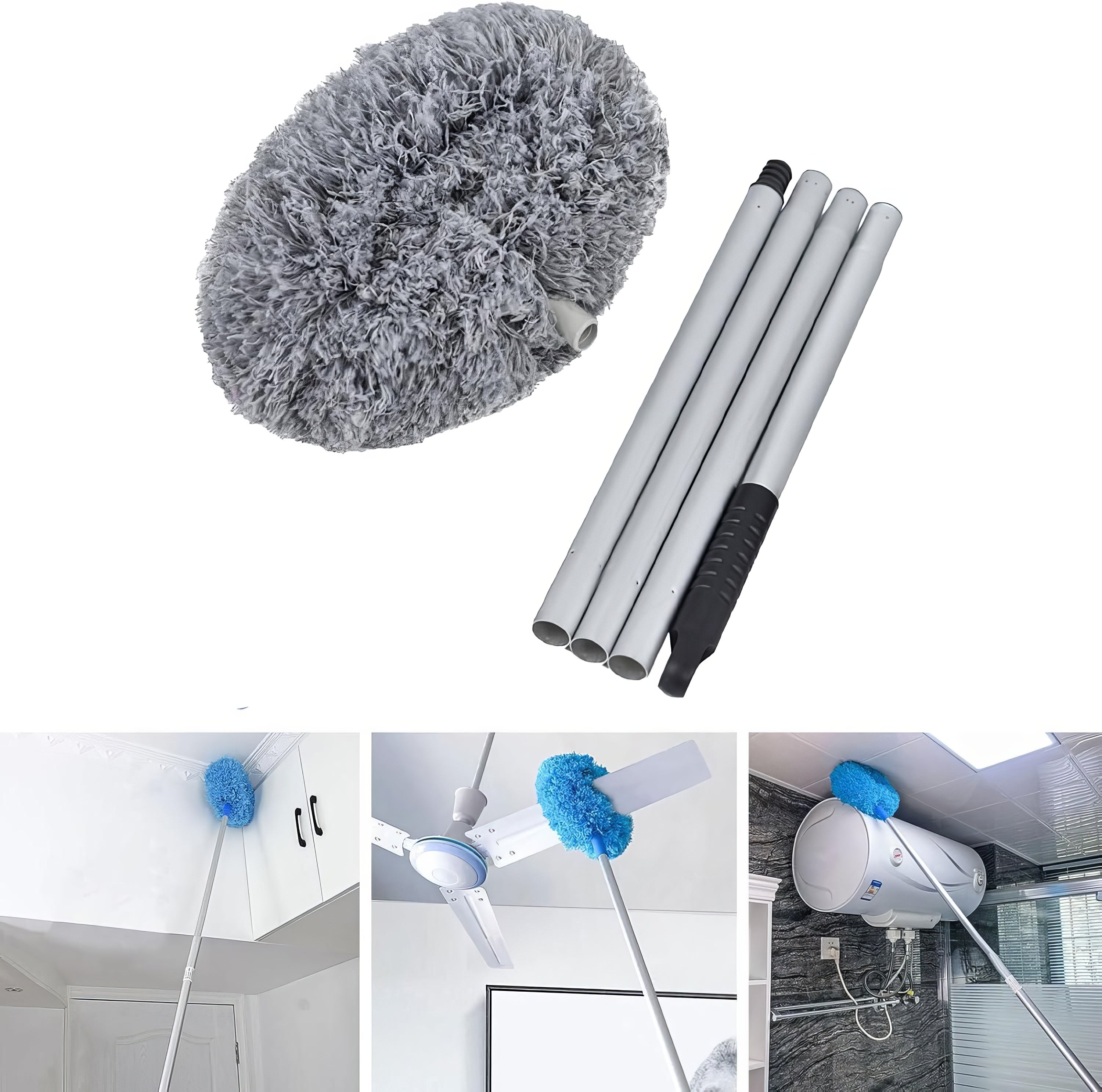 SkySweep Magic Duster - Washable, Flexible & Made for High Places!
