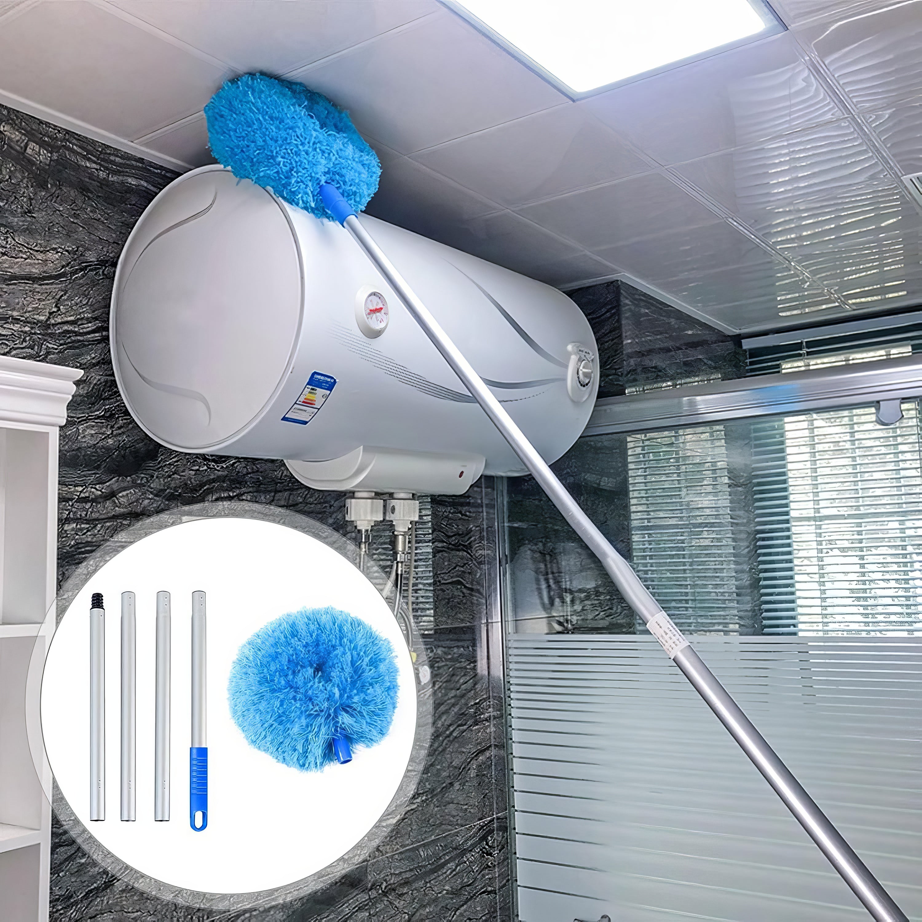 SkySweep Magic Duster - Washable, Flexible & Made for High Places!